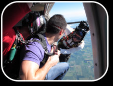 Tandem skydive with video